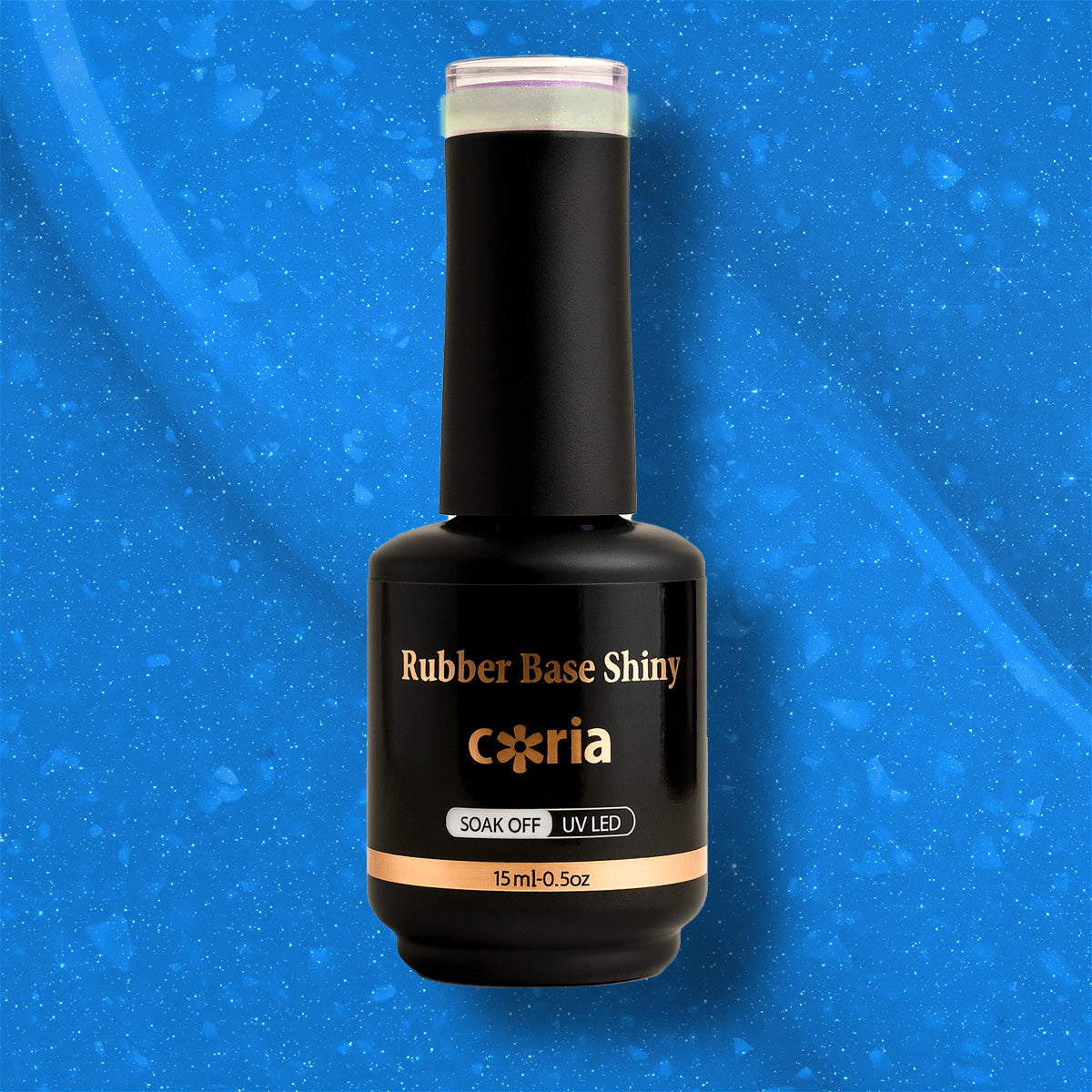 Image of Baza Rubber Shiny Coria 026 15 ml Turquoise