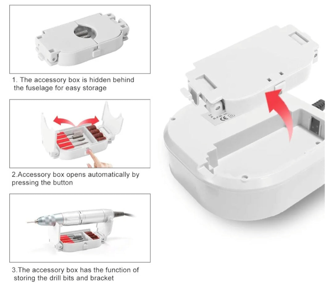 Image of Freza Electrica 30W 35000RPM White Pro