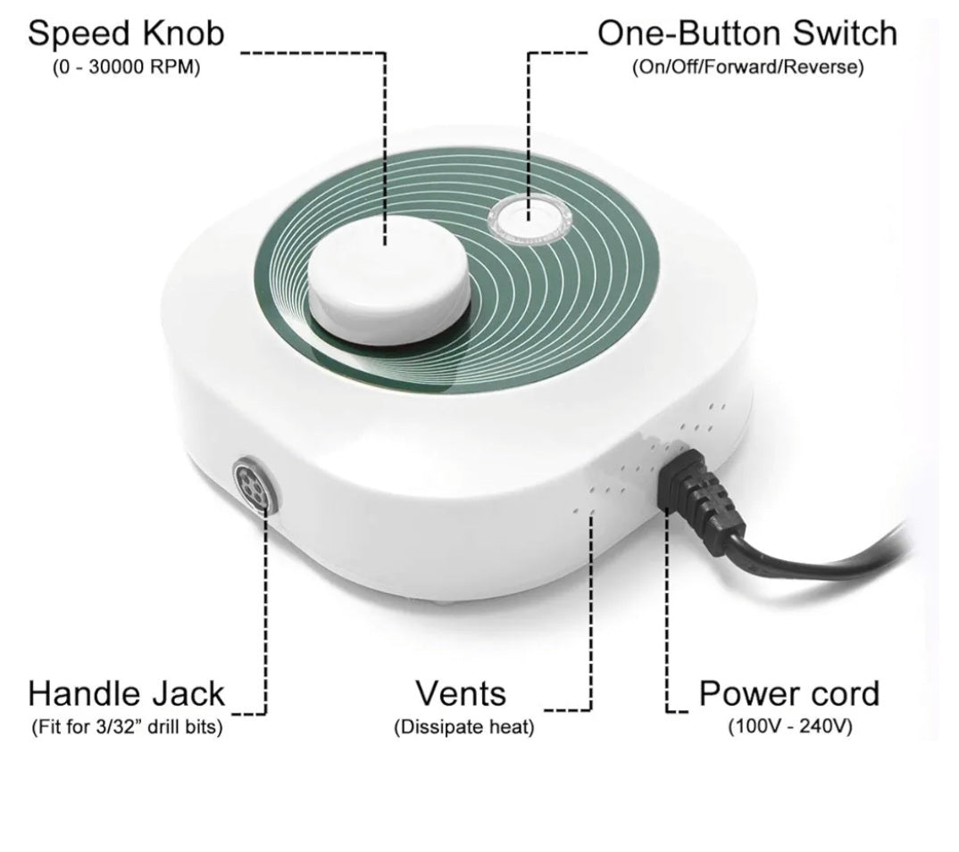 Image of Freza Electrica 30W 35000RPM White Pro