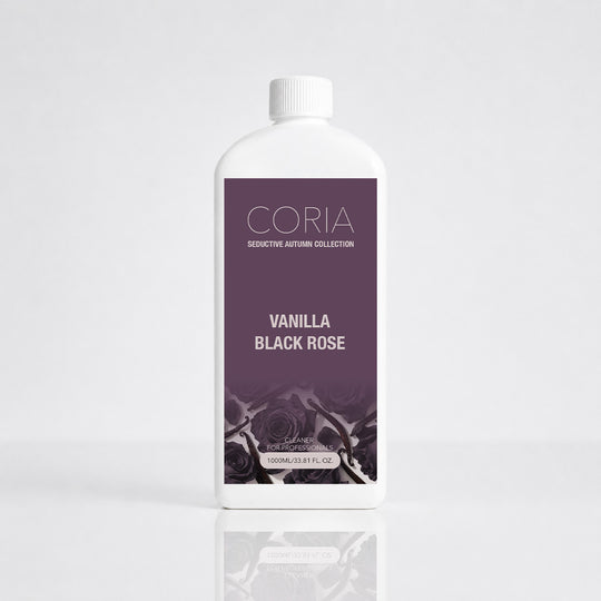 Cleaner Coria Seductive Vanilla Black Rose 1000 ml, flacon pentru profesioniști