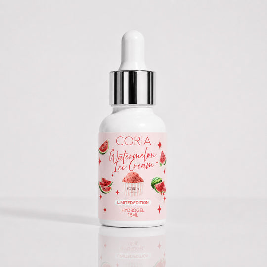 Hydrogel pentru cuticule Watermelon Ice Cream Coria, flacon 15 ml cu pipetă