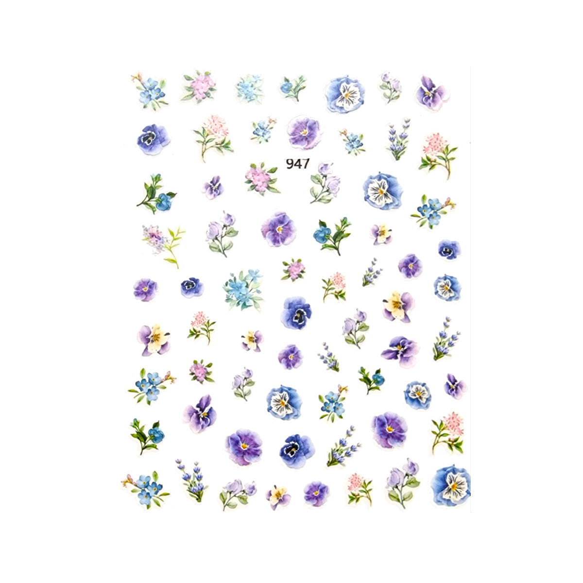 Image of Sticker Unghii LORINA 947