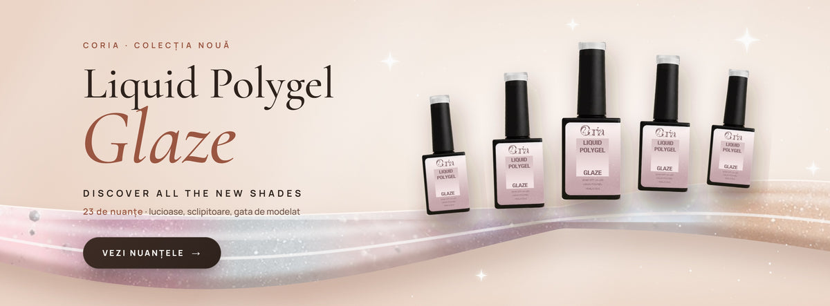 Liquid Polygel Glaze Coria - Discover all the new shades