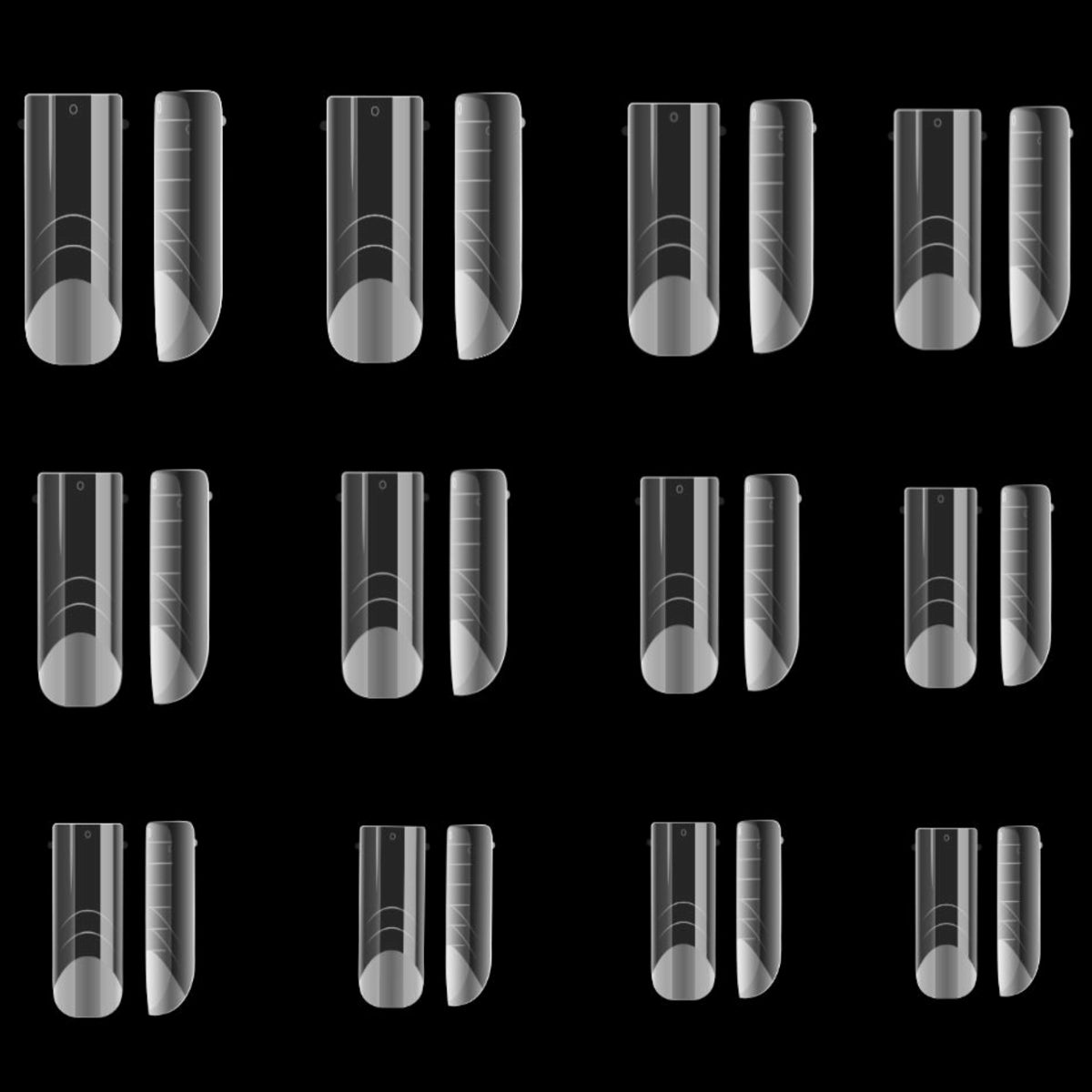 Image of Tips Reutilizabil Full -No Apex (Slim) Coria