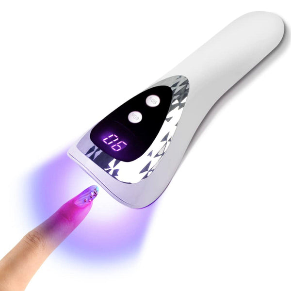 Lampa UV/LED mini Fast Lamp, flexibila , cablu USB, pentru manichiura si pedichiura, culoare White 18w/5leduri