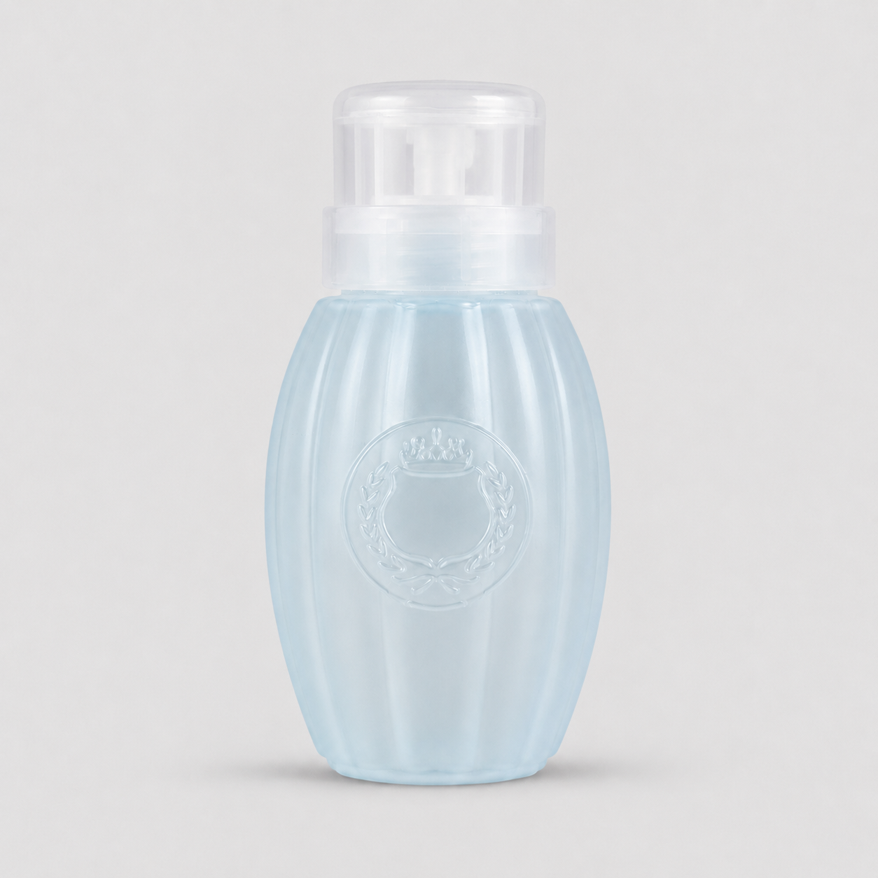 Image of Flacon PVC Cu Push 200ml ARONA BLUE
