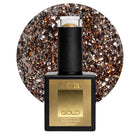 Ojă semipermanentă Coria 15 ml Gold nr. 25, cupru cu sclipici