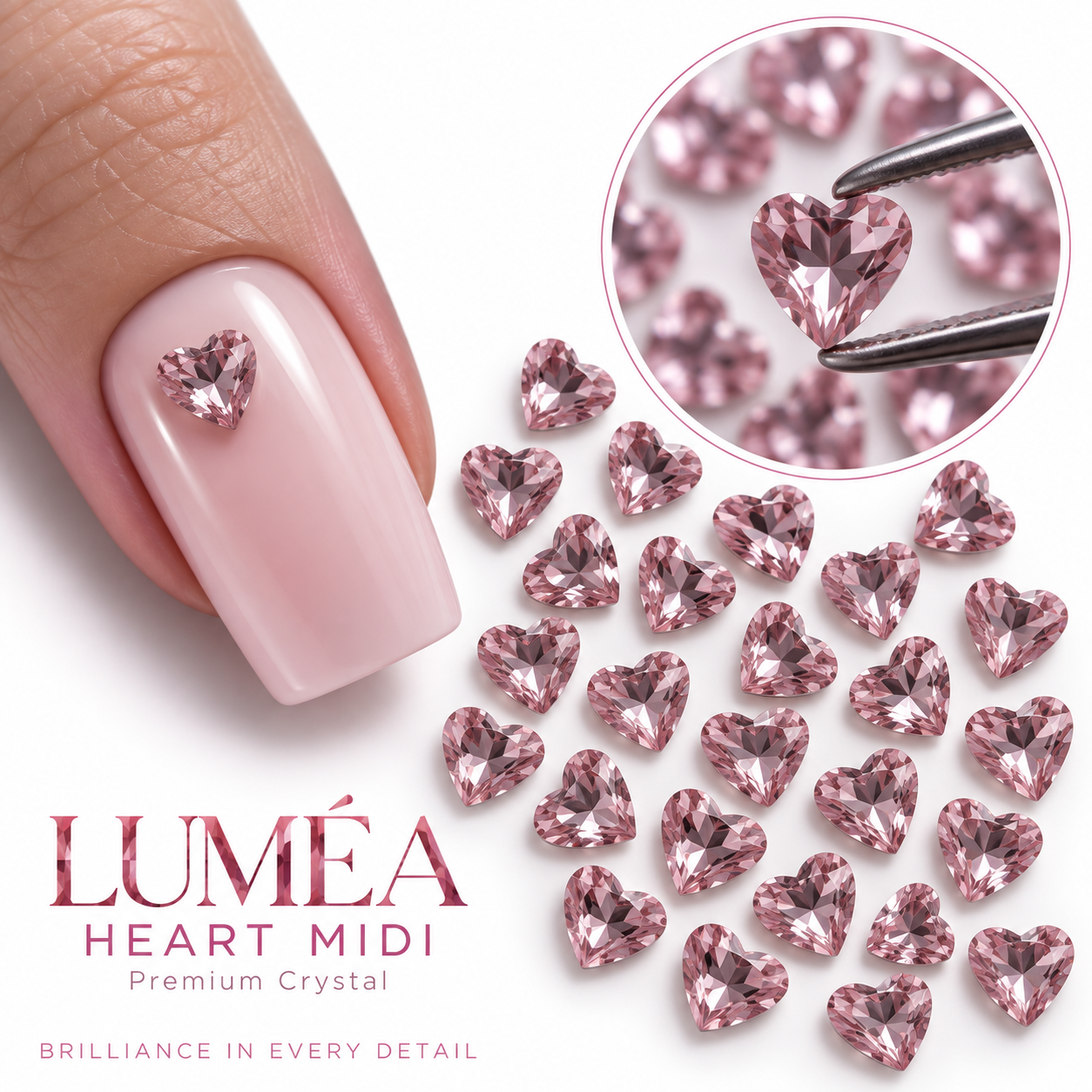 Image of Decor Nail Art Lumèa Heart Midi