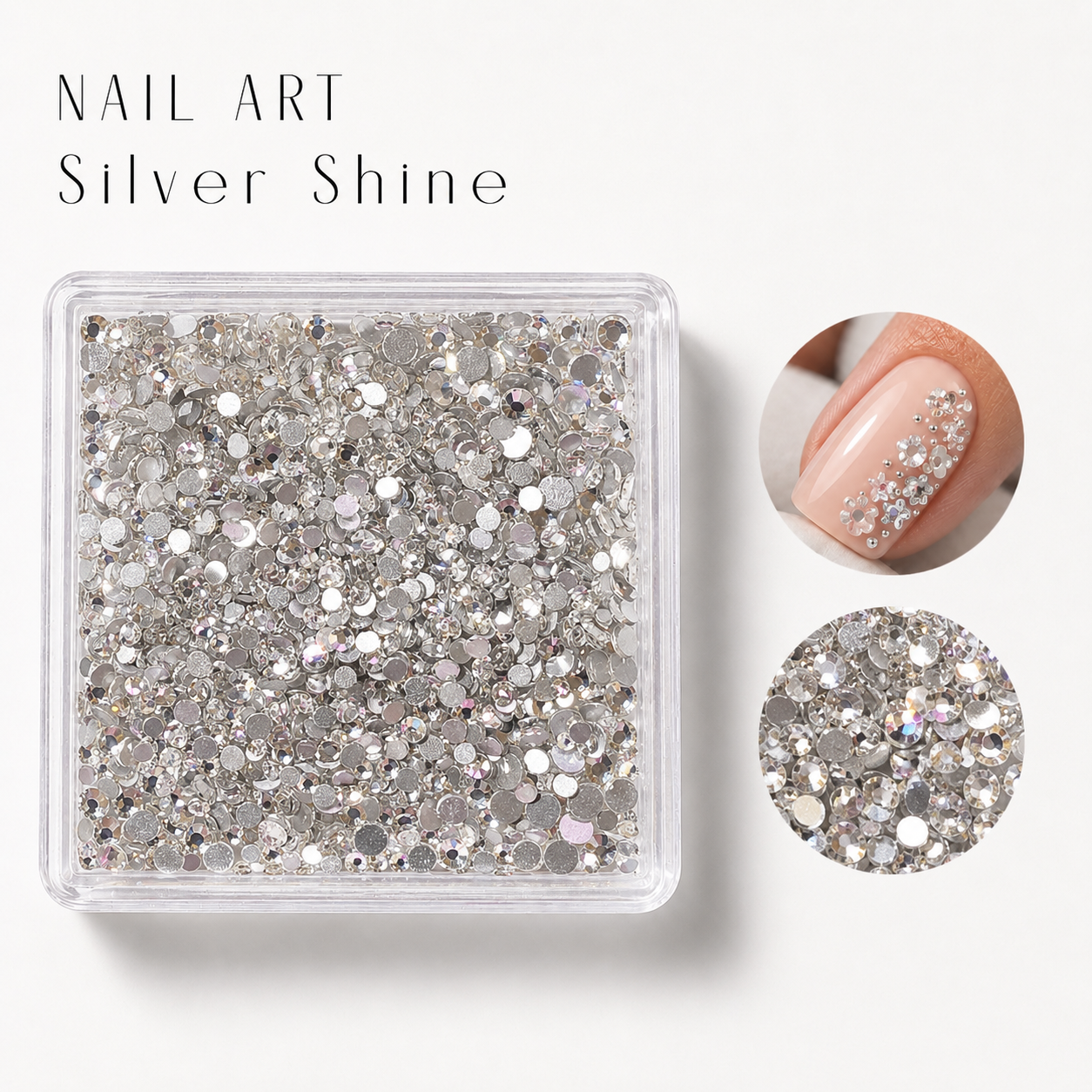 Image of Nail Art Silver Shine