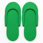 Papuci de unică folosință pentru pedichiură, o pereche verde