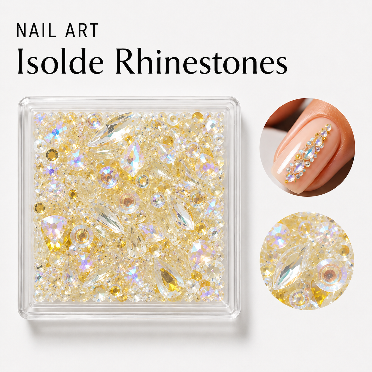 Image of Nail Art Isolde Rhinestone