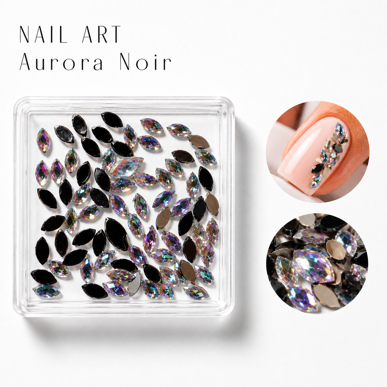Image of Nail Art Aurora Noir
