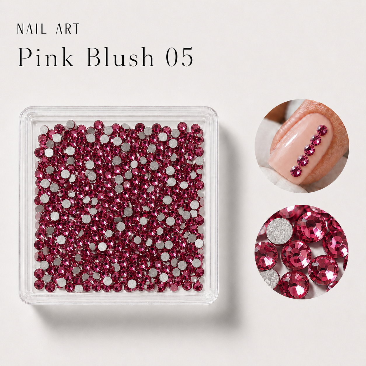 Image of Nail Art Pink Blush 05