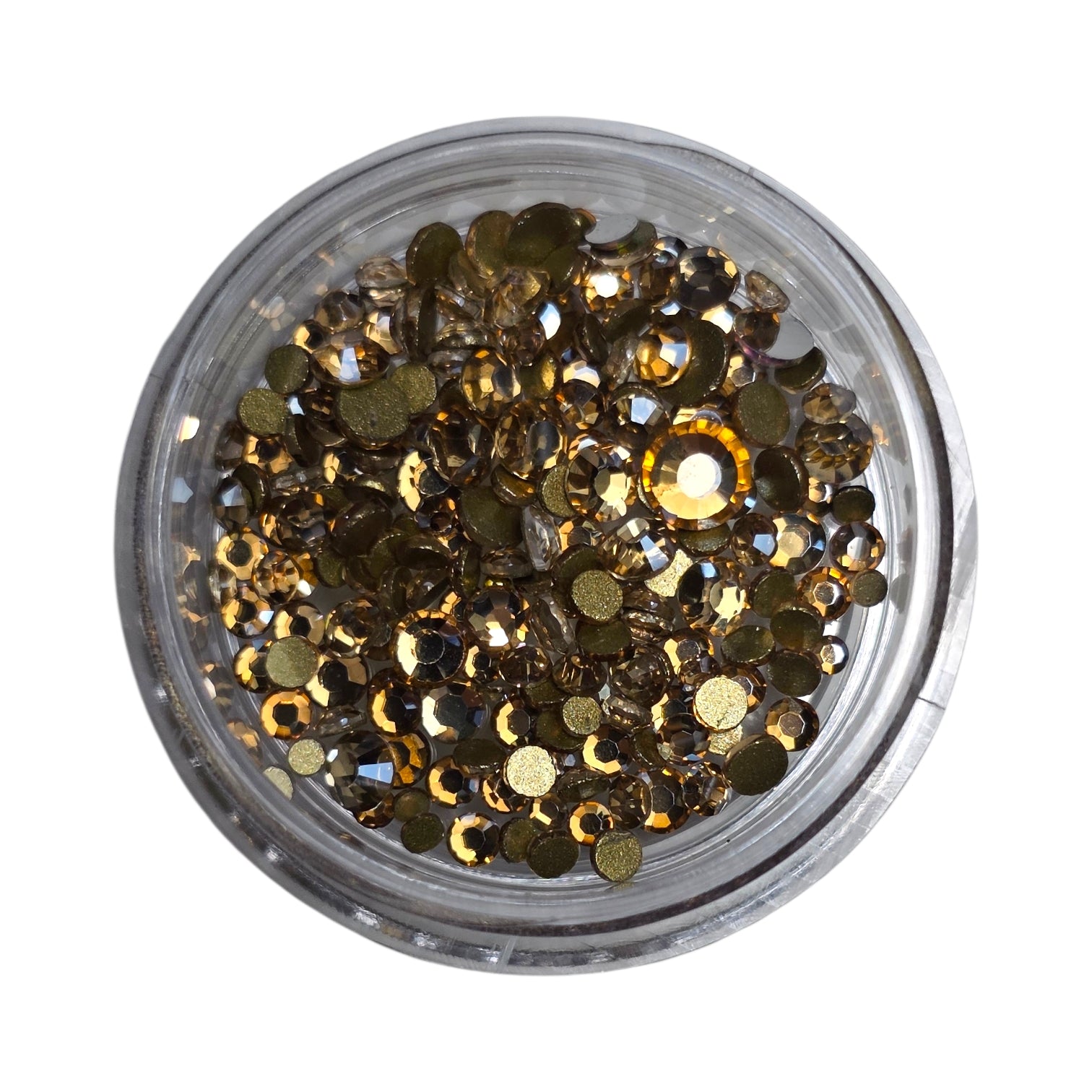 Decor Unghii Stras Cognac GALl