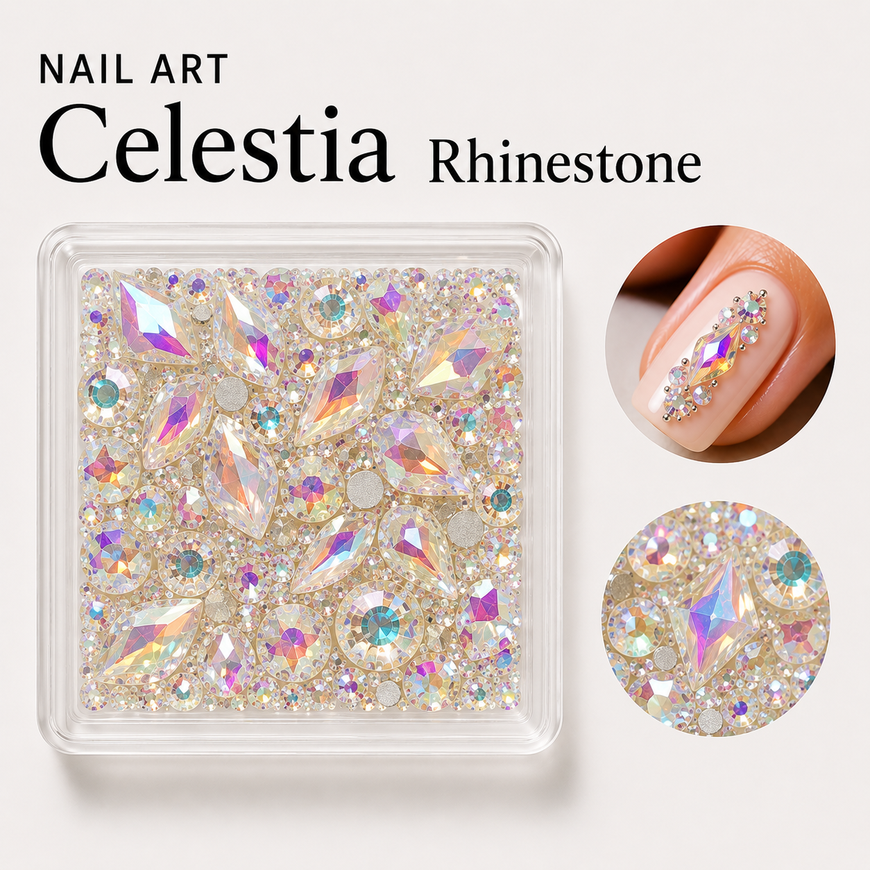 Image of Nail Art Celestia Rhinestone