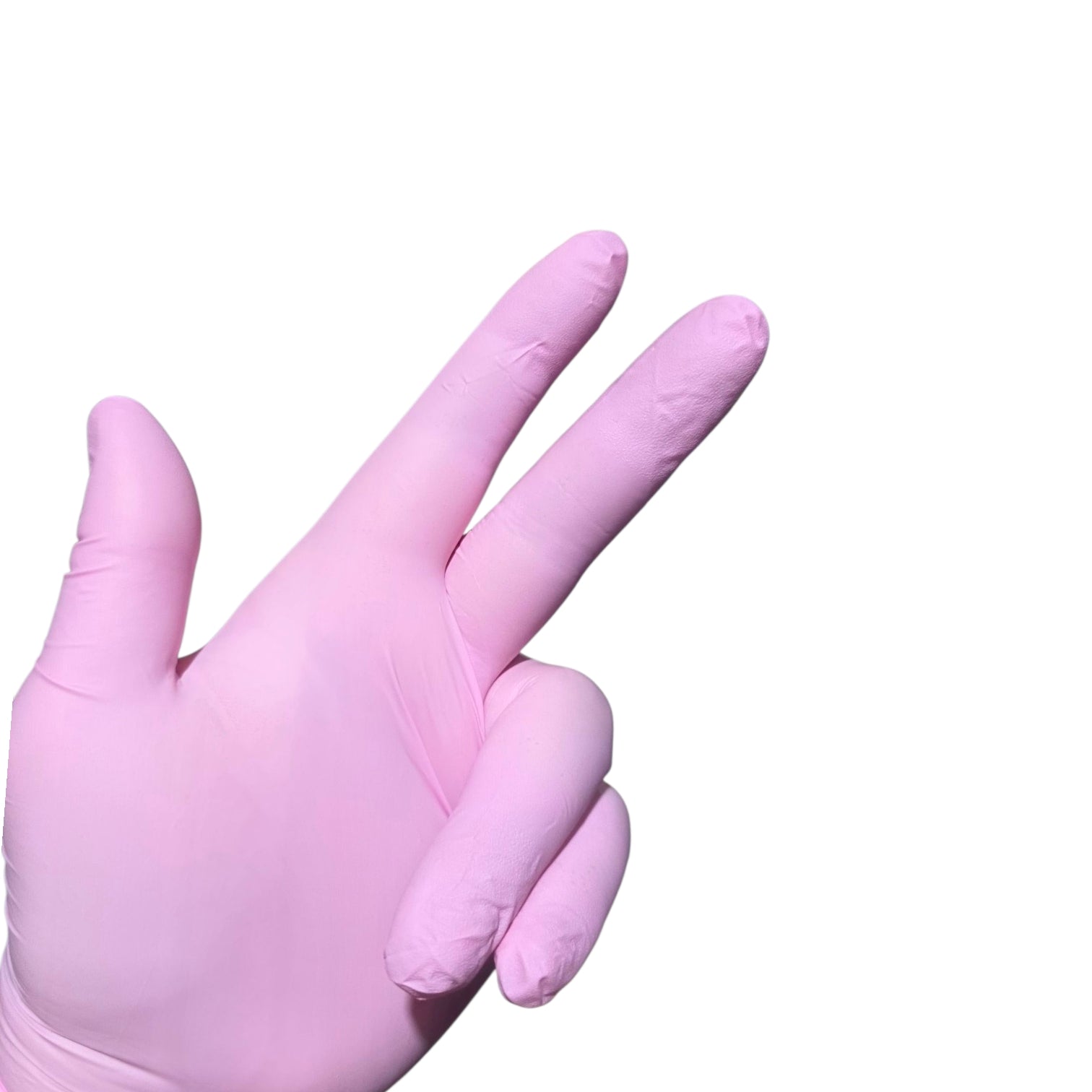 Manusi Nitril Satin Pink S 100 buc