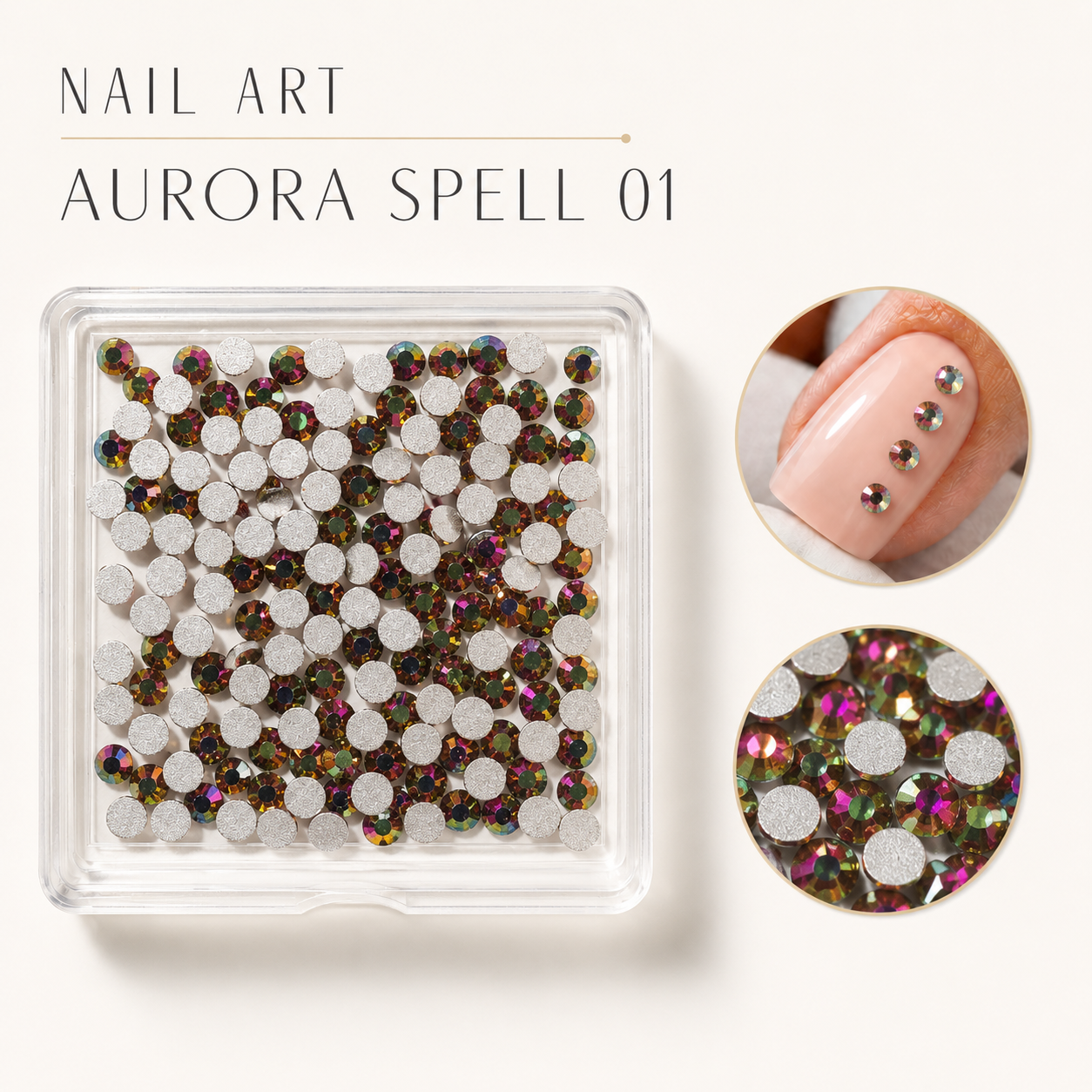 Image of Nail Art Aurora Spell 01