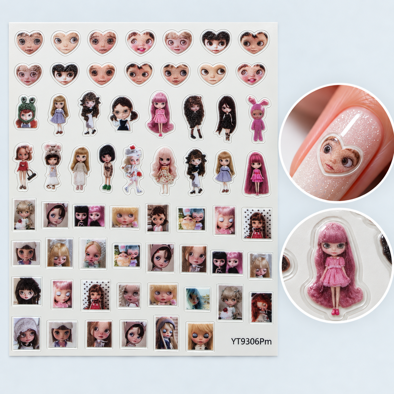 Image of Sticker Nail Art 9306 Halo