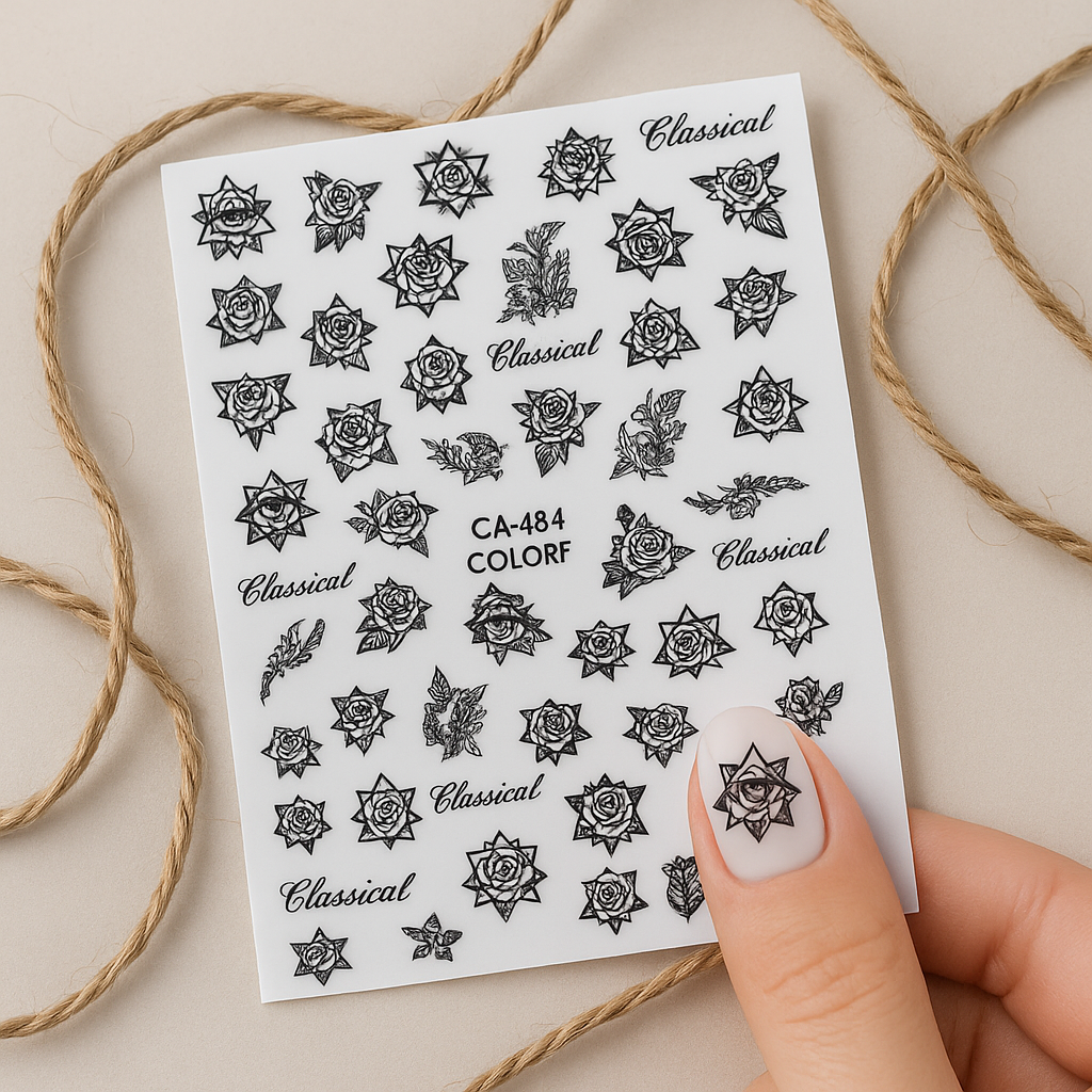 Sticker Decor Unghii Coria 484 V