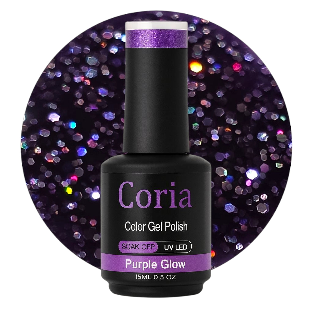 Image of Oja Semi Coria 15 ml Purple Glow 166