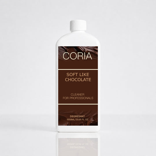 Cleaner Coria Soft Like Chocolate 1000 ml – flacon alb cu etichetă maro