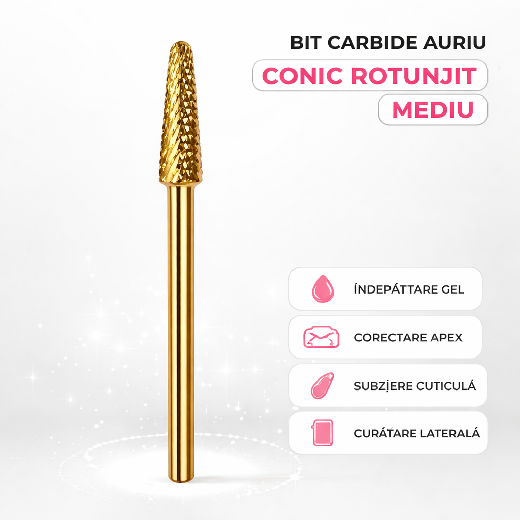 Image of Bit Freza Carbid Gold 4/13mm VIS