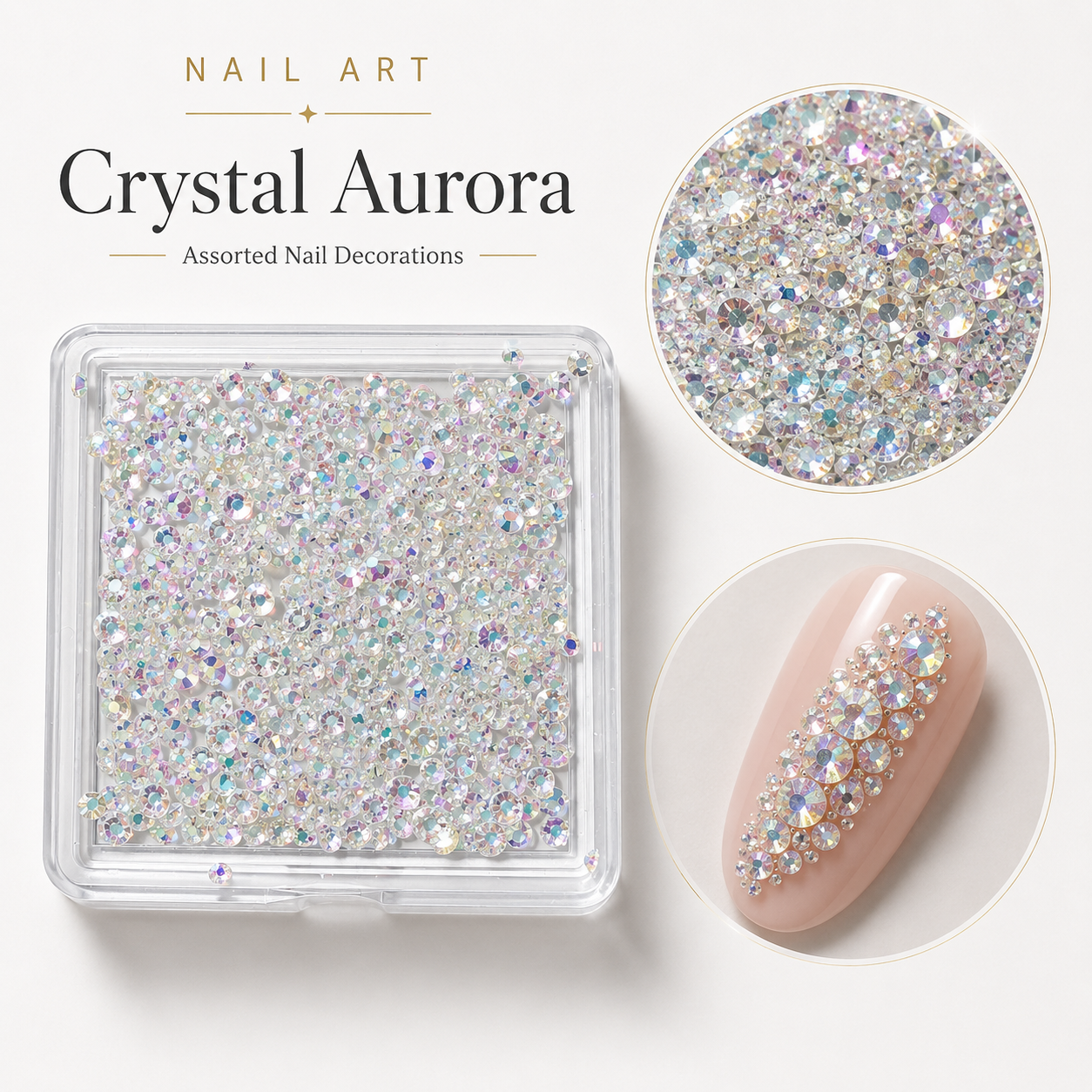 Image of Nail Art Crystal Aurora