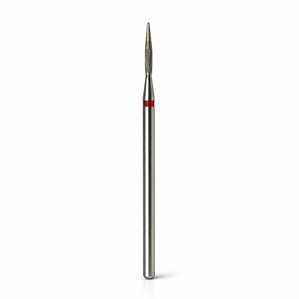 Image of Bit Freza Diamant Flacara Rosu 1.2mm AKUT