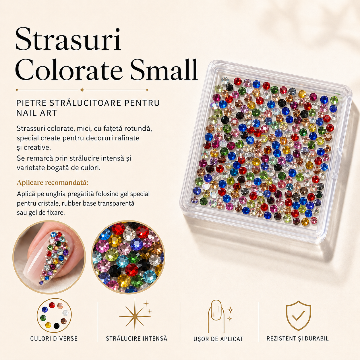 Image of Nail Art Stras Color Shine UNER