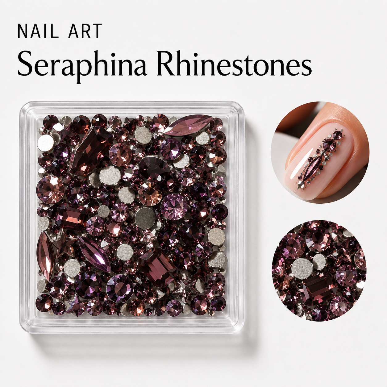Image of Nail Art Seraphina Rhinestone