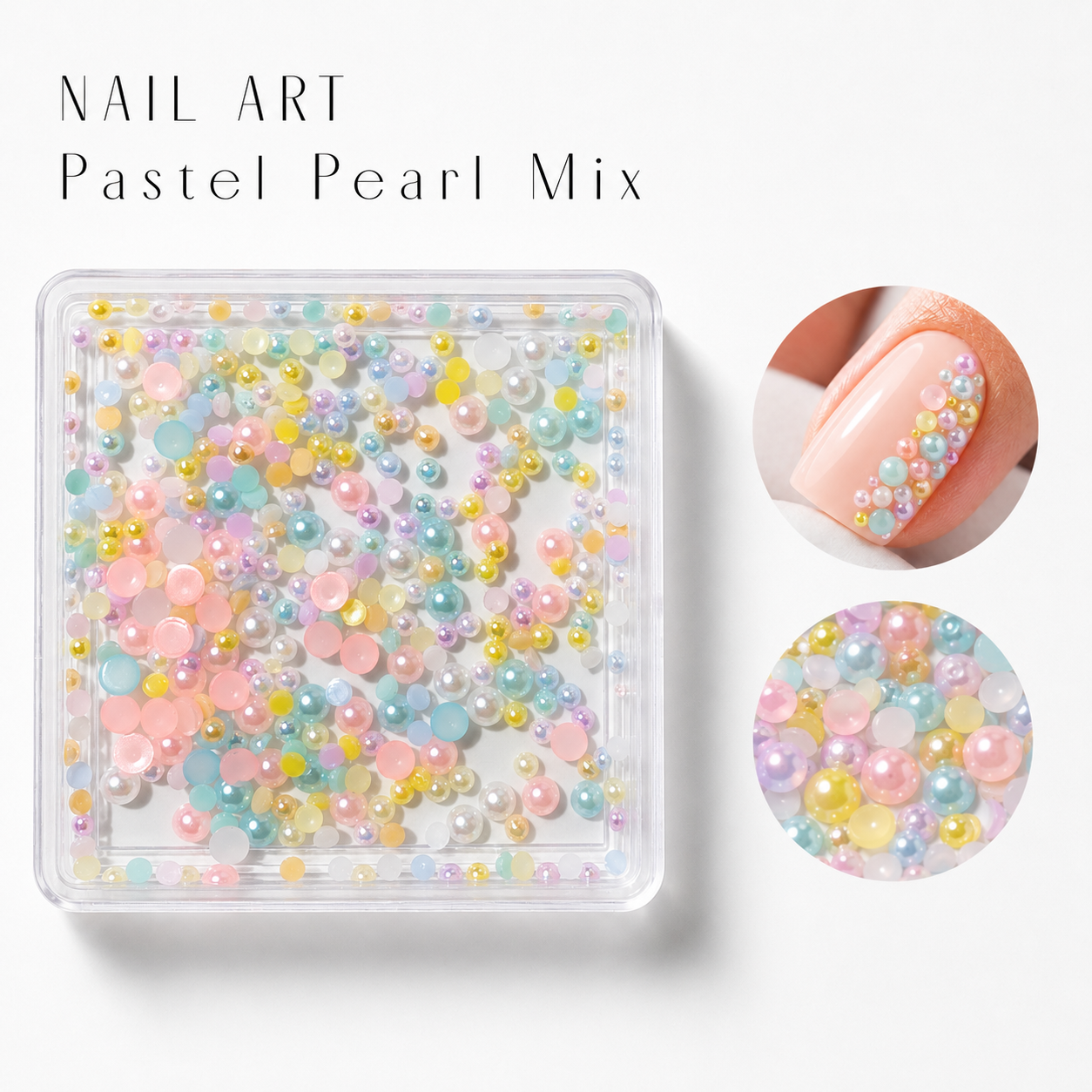 Image of Nail Art Pastel Pearl Mix