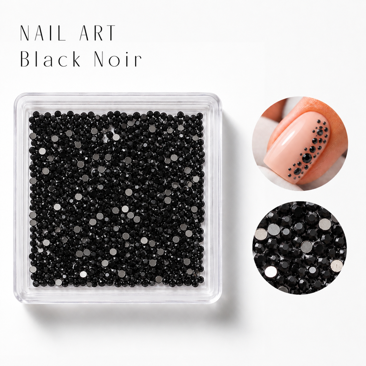 Image of Nail Art Black Noir