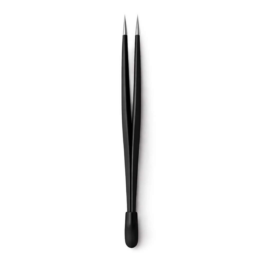 Image of Penseta Inox Varf Drept NAILArt-Black