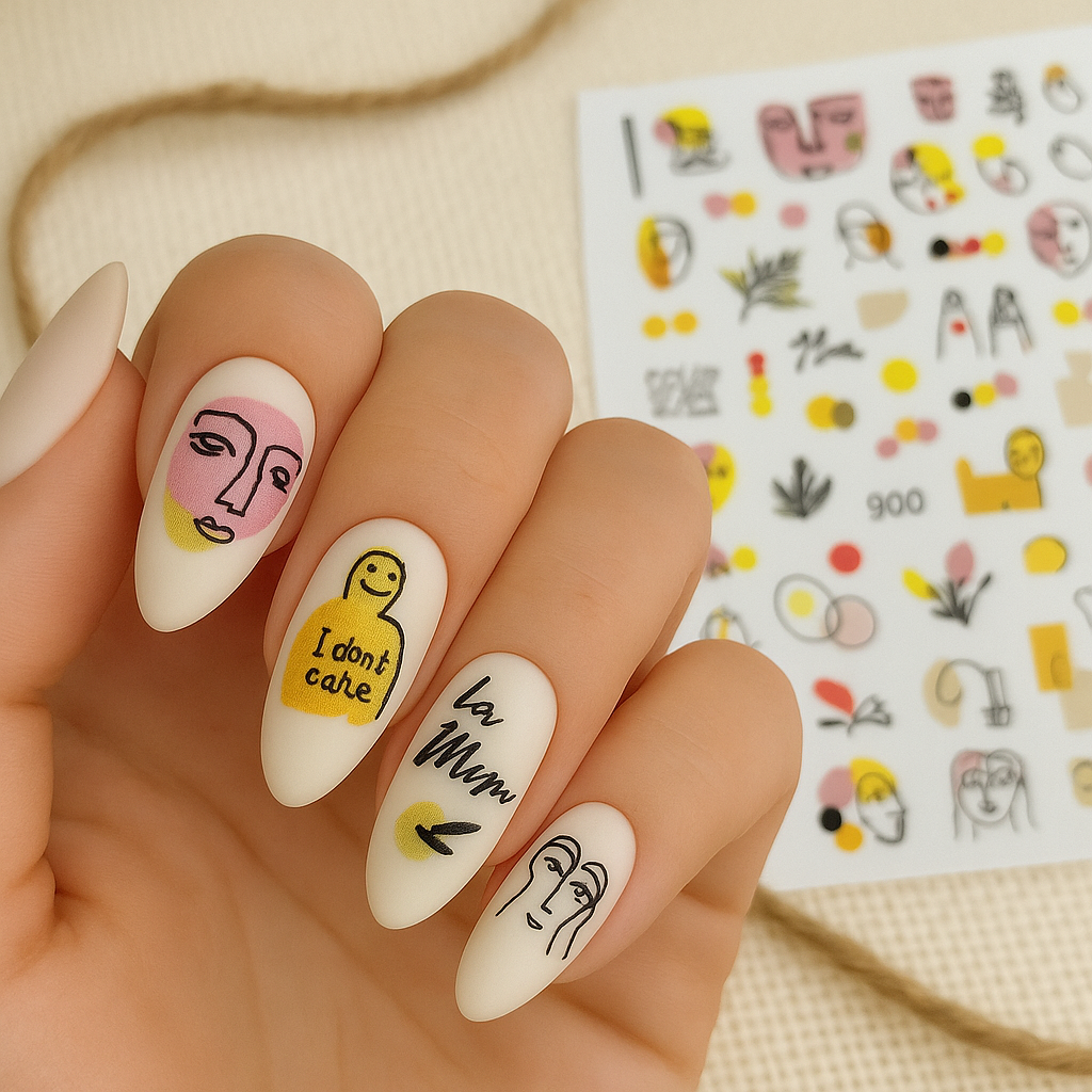 Sticker Unghii AbstractXX 900