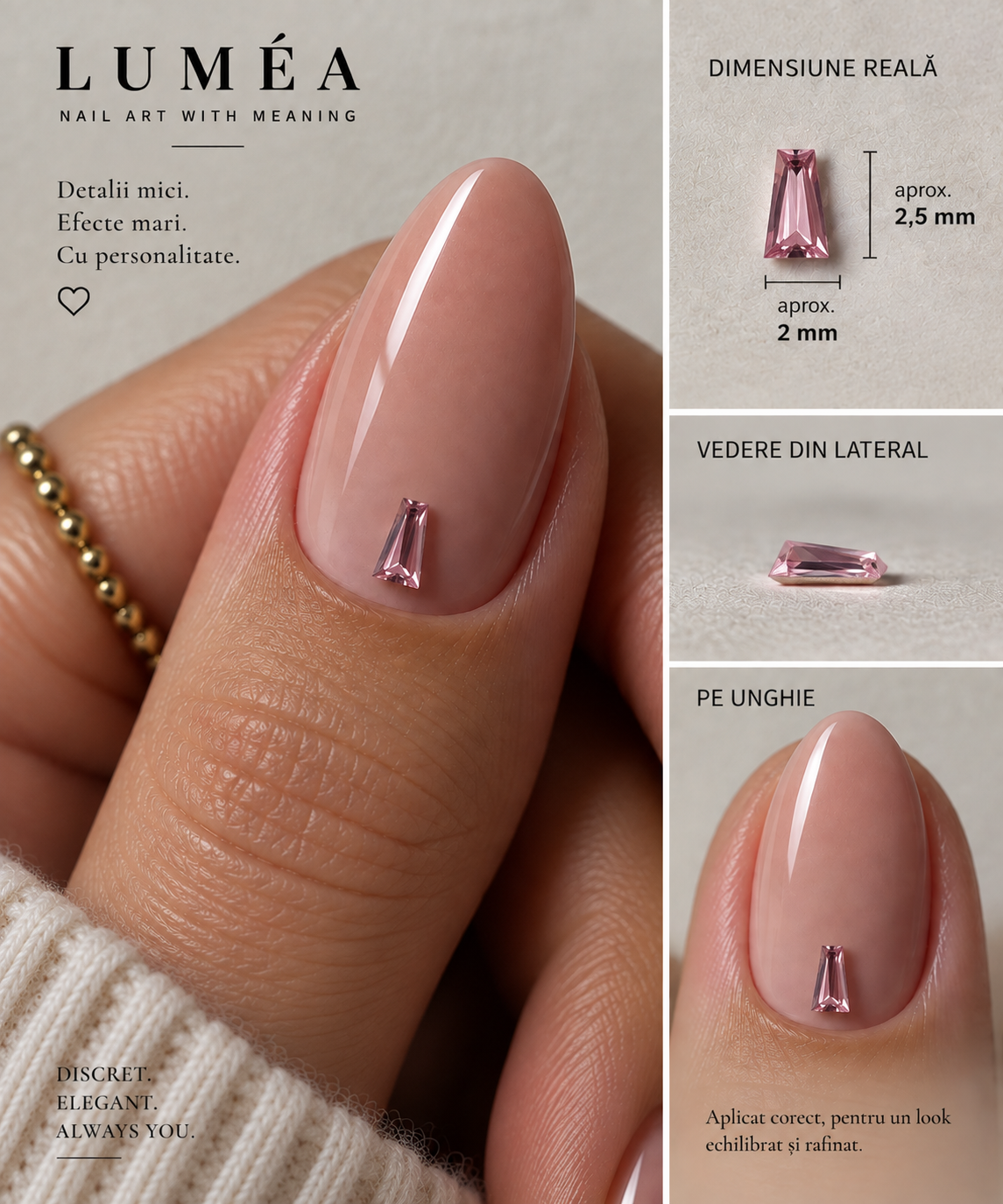 Image of Decor Nail Art Lumèa Mol Midi