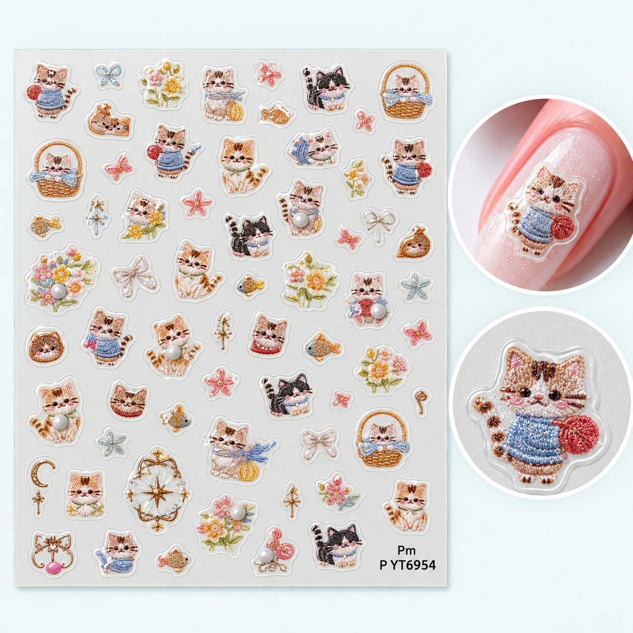 Image of Sticker Nail Art 6954 Halo