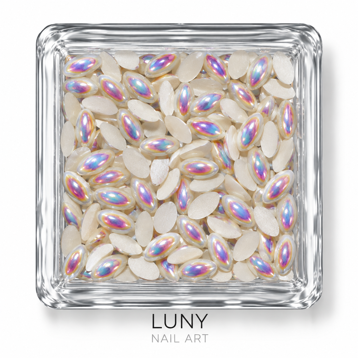 Image of Nail Art Perle Luny 2x3mm