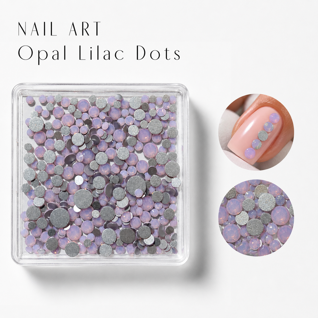 Image of Nail Art Opal Lilac Dots