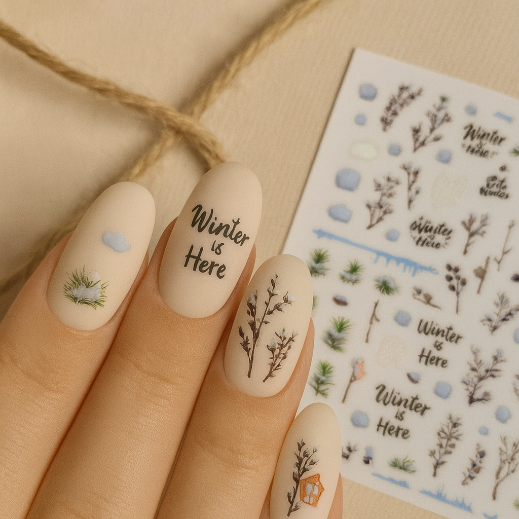 Sticker Unghii Winter is Here 816