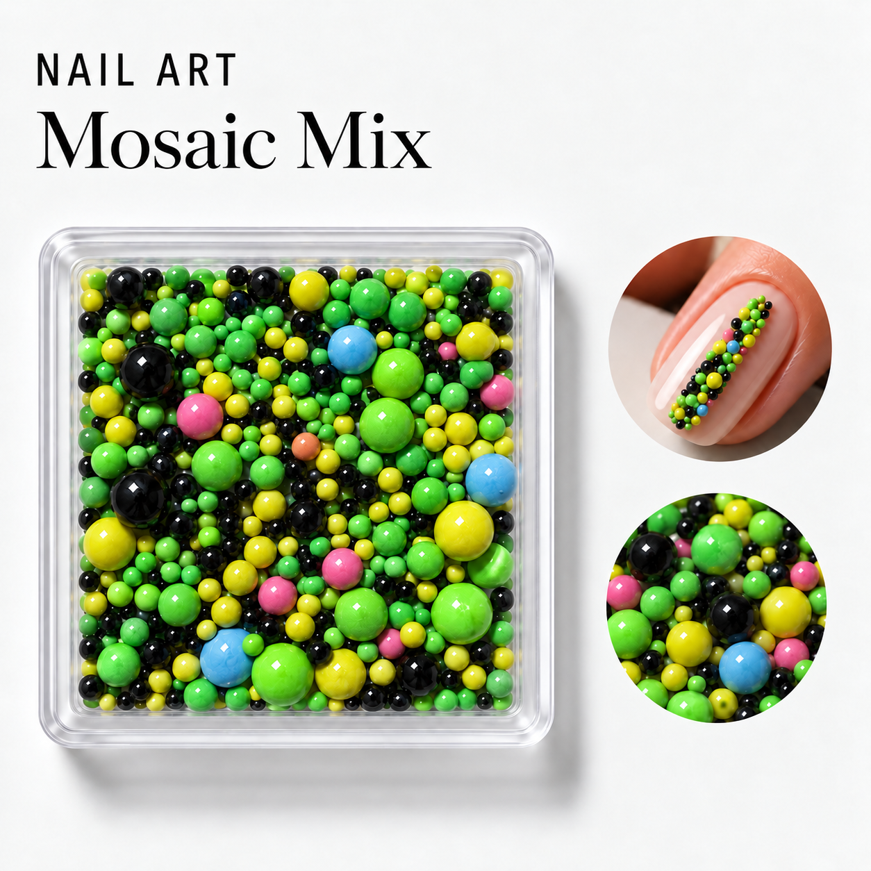 Nail Art Mosaic Mix 1-3mm