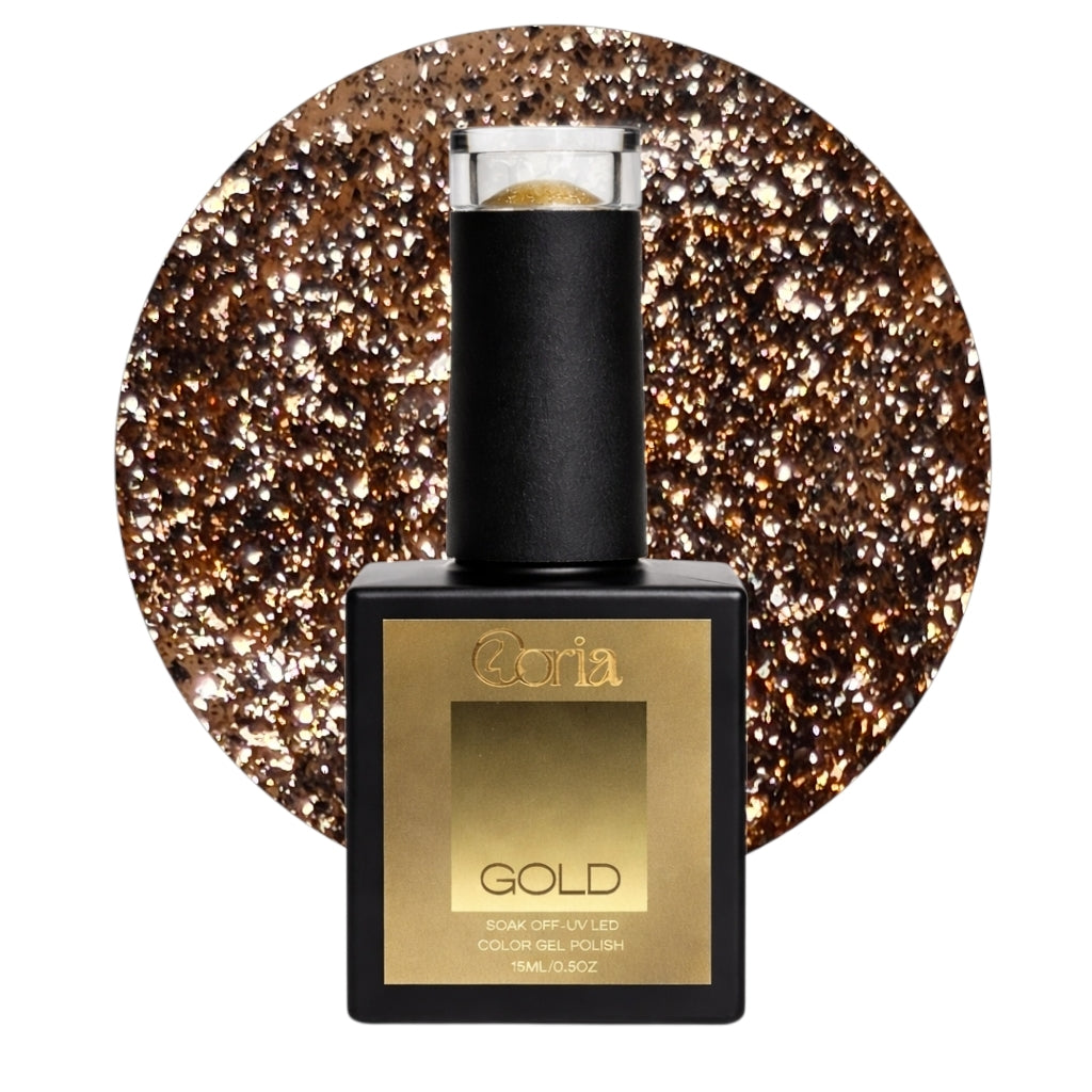 Image of Oja Semipermanenta 15ml Gold Nr.28