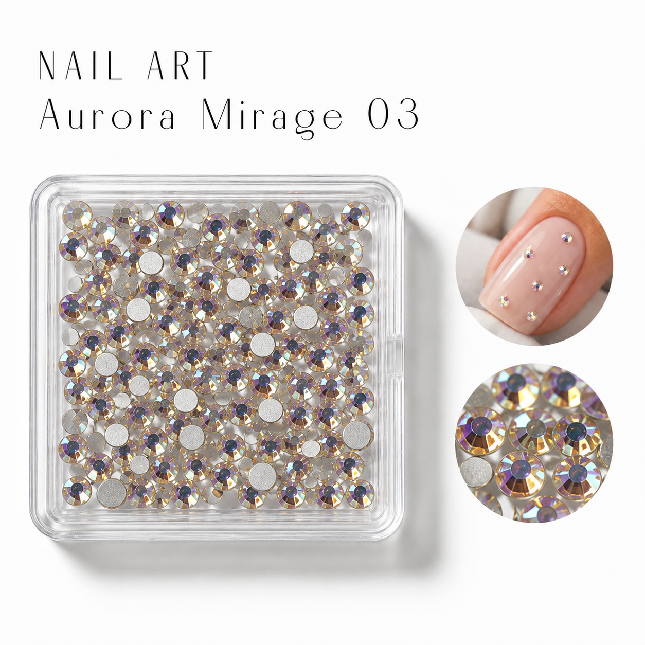 Image of Nail Art Aurora Mirage 03