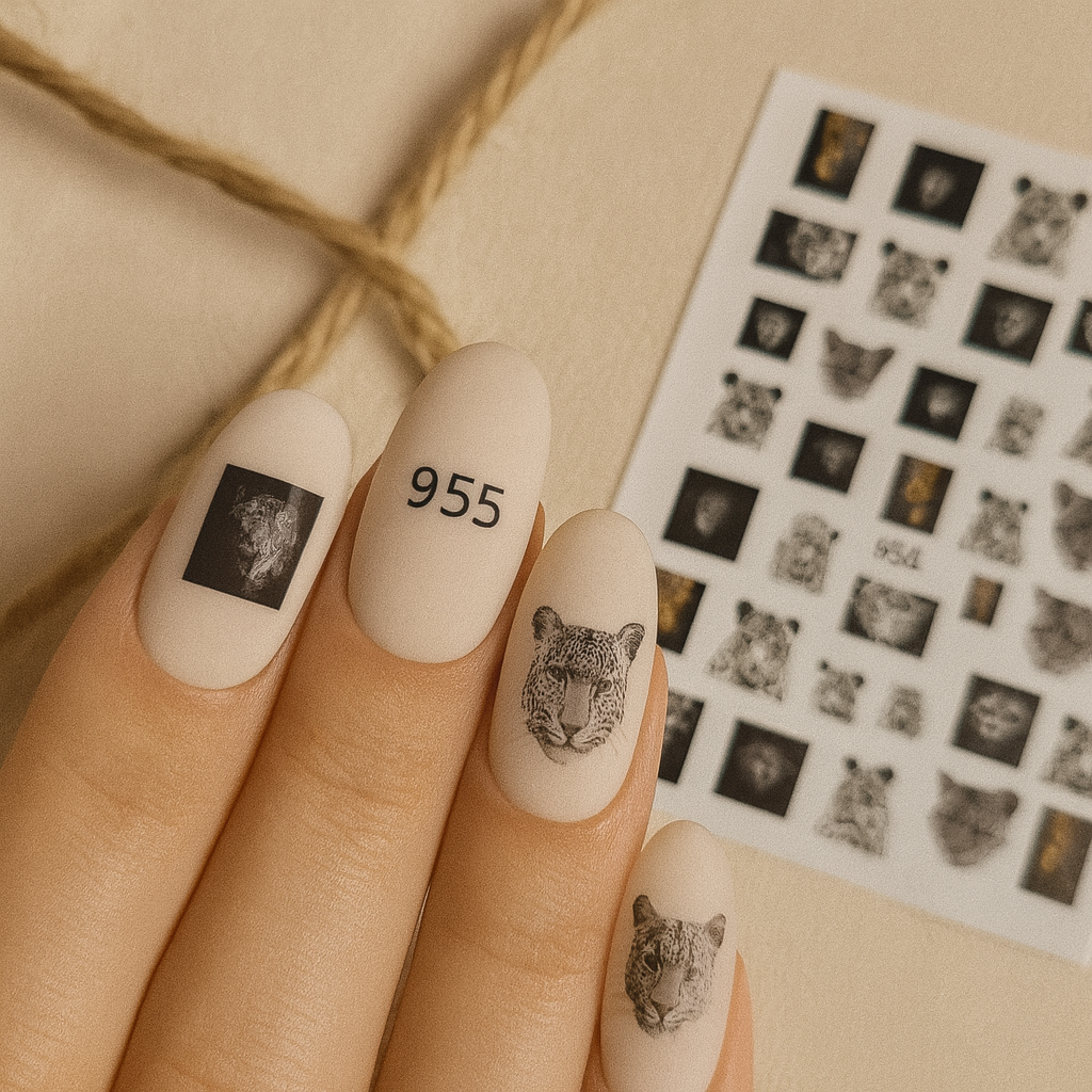 Image of Sticker Unghii Jungle 955