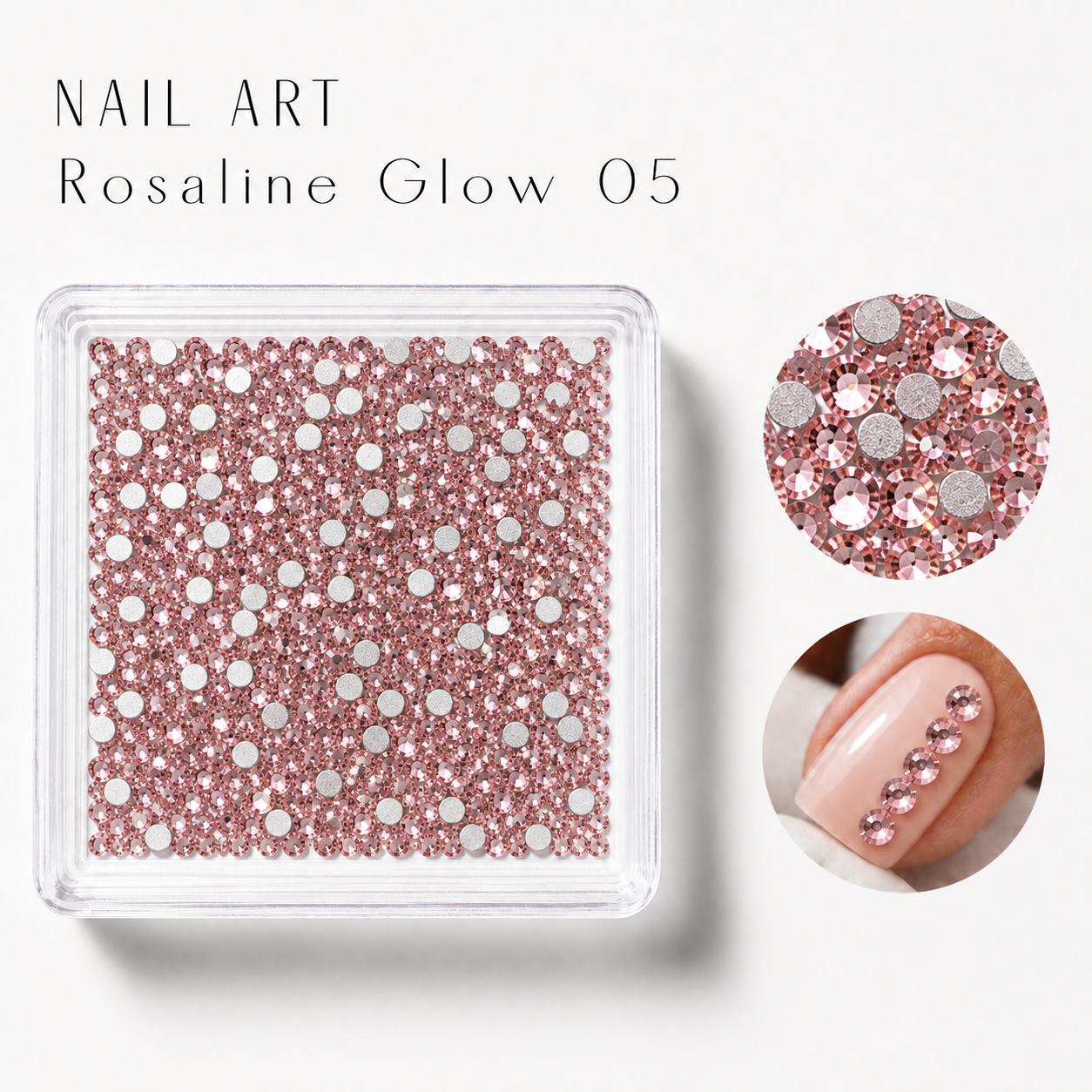 Image of Nail Art Rosaline Glow 05