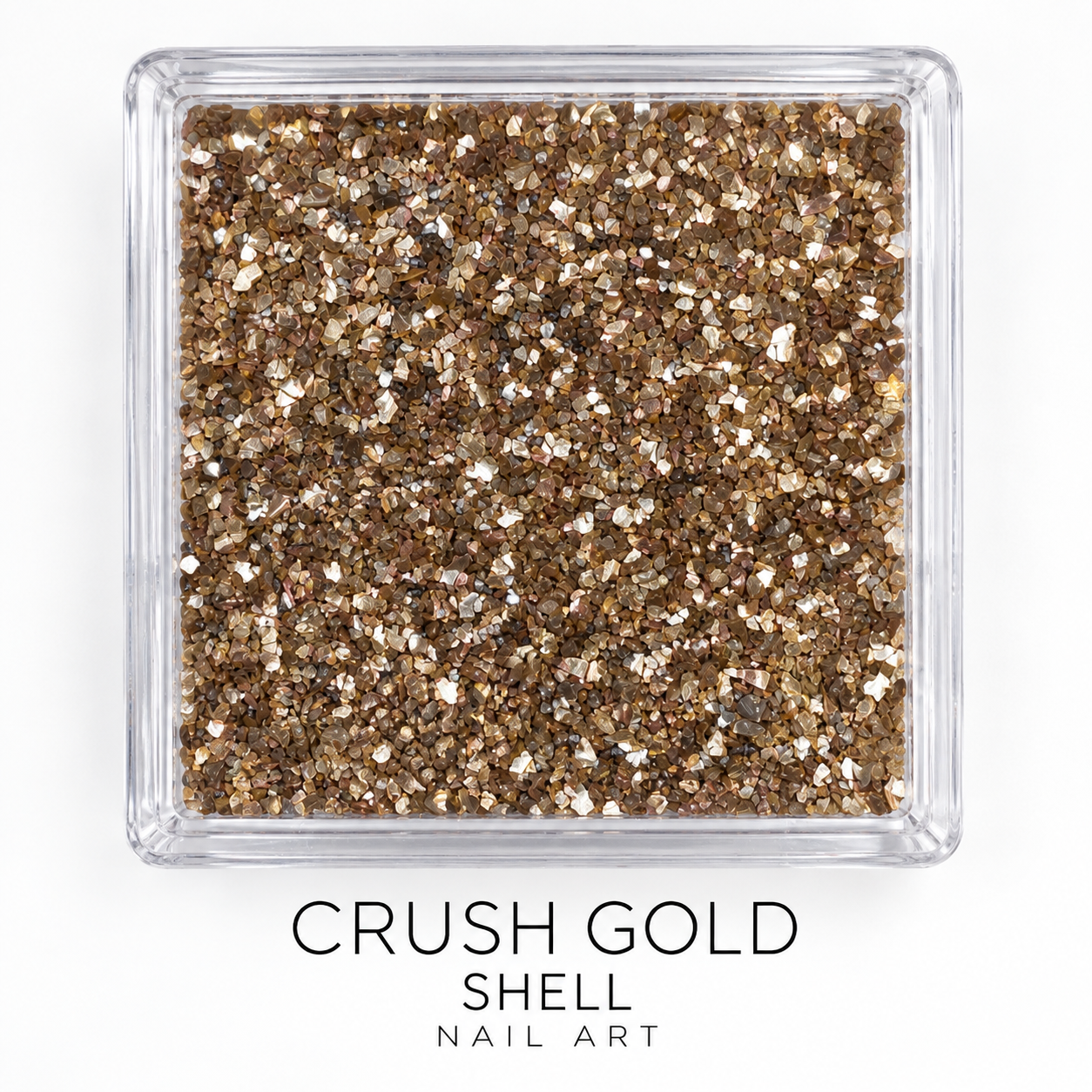 Image of Nail Art Crush Gold Shell