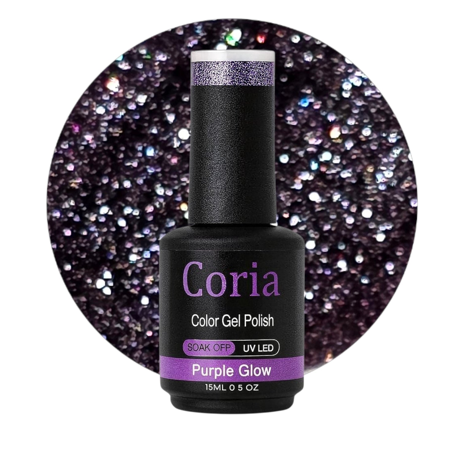 Oja Semi Coria 15 ml Purple Glow 195