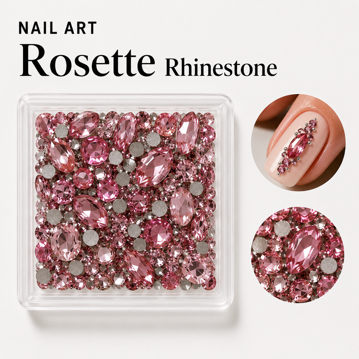 Image of Nail Art Rosette Rhinestone