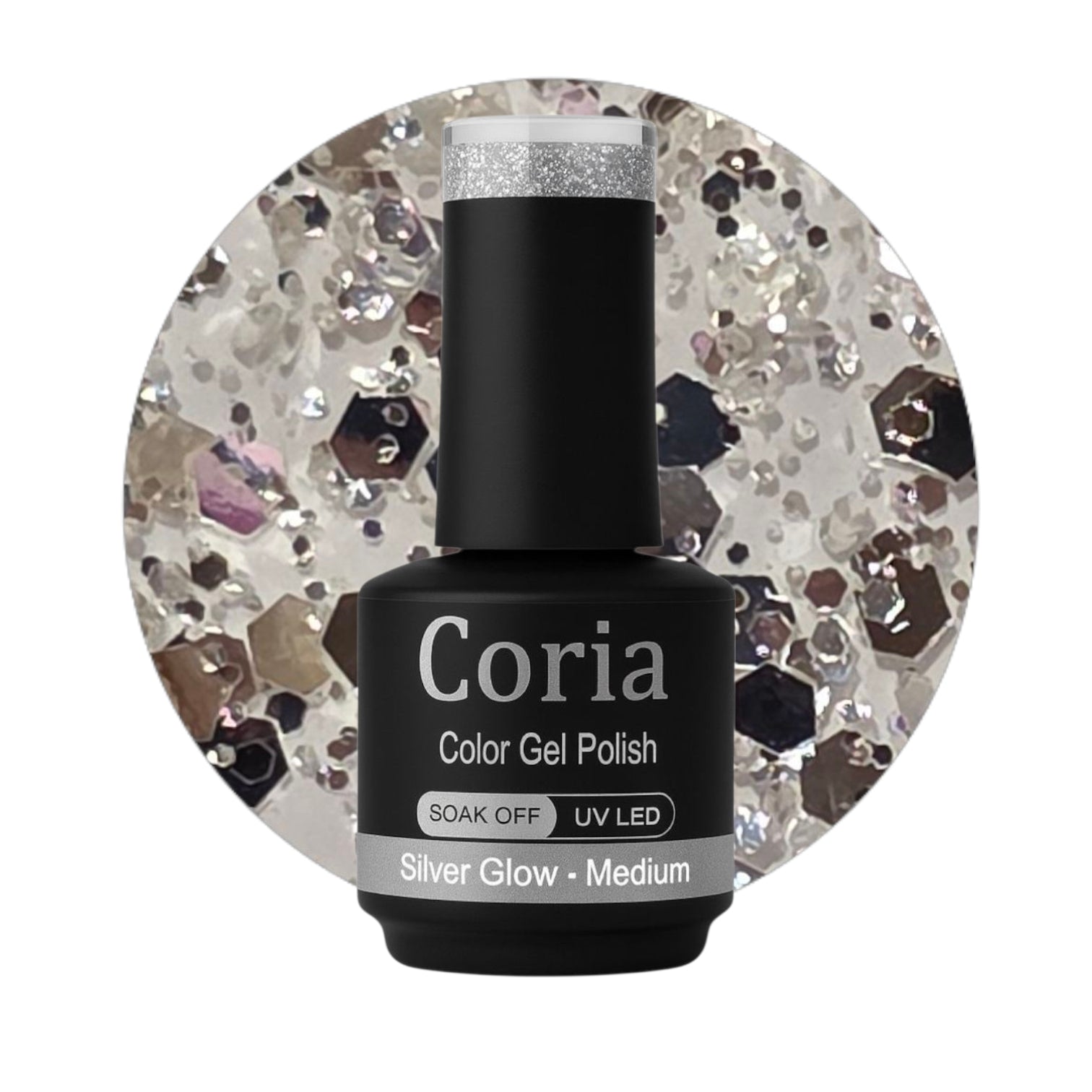 Oja Semi Coria 15 ml Silver Glown 153