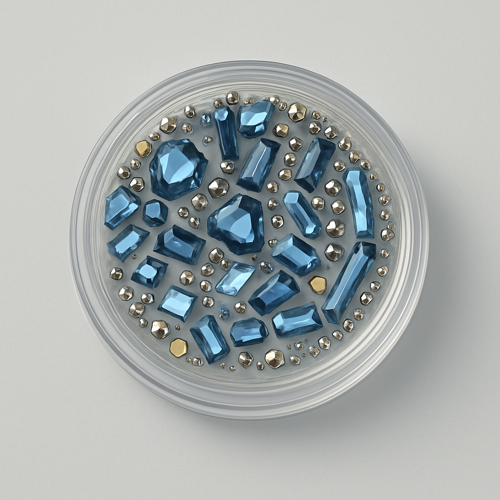 Decor Unghii Strasuri GlamBox Blue