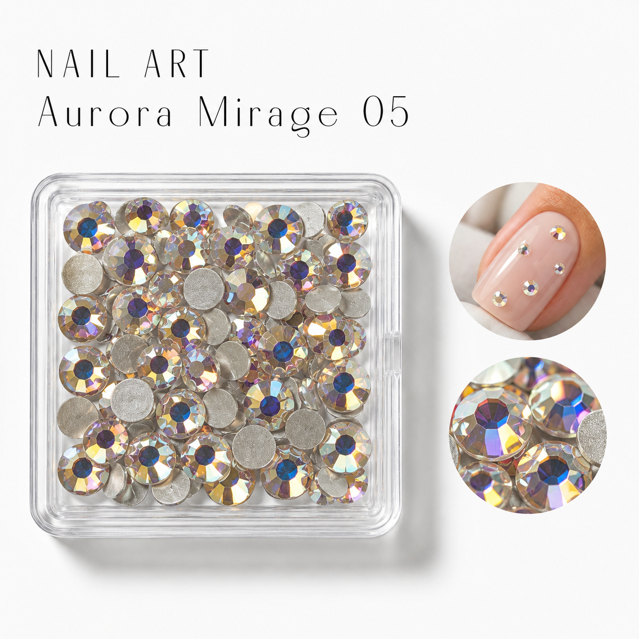 Image of Nail Art Aurora Mirage 05